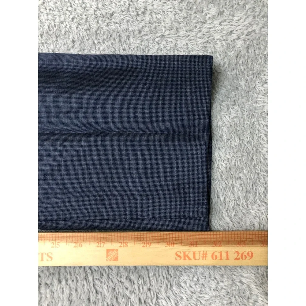 Brooks Brothers Pants Men 40x32 Blue Wool 1818 Classic Reda 1865 Micro-Check